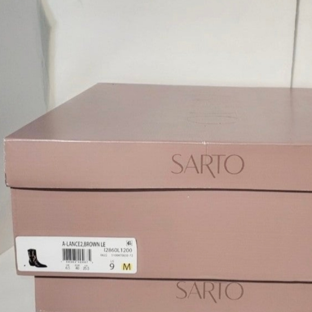 Franco Sarto Lance 2 Western Boots, Side Zip, Women, Size 7 M. New with box. - Picture 3 of 7